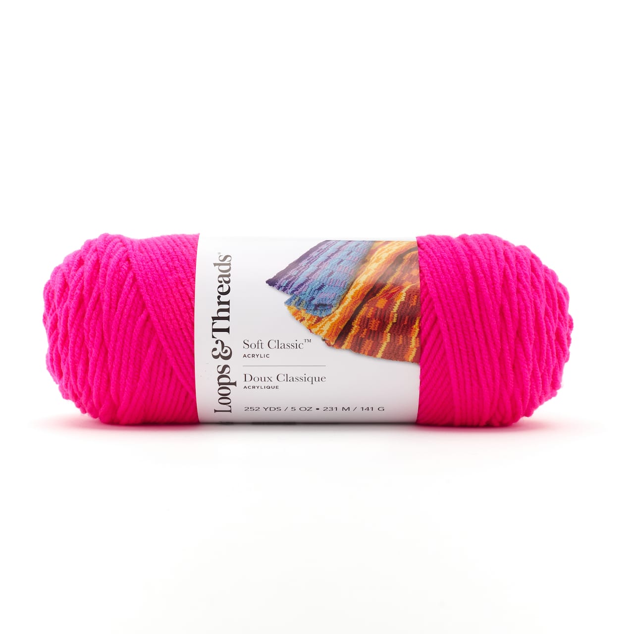 12 Pack: Soft Classic™ Neon Yarn by Loops & Threads®